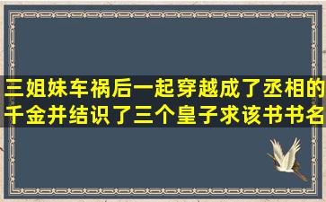 三姐妹车祸后一起穿越,成了丞相的千金,并结识了三个皇子。求该书书名