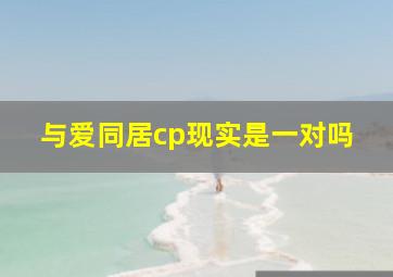 与爱同居cp现实是一对吗