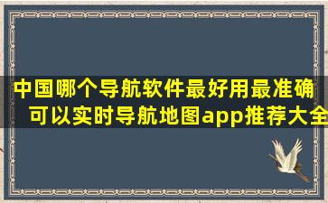 中国哪个导航软件最好用最准确 可以实时导航地图app推荐大全