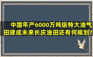 中国年产6000万吨级特大油气田建成,未来长庆油田还有何规划?