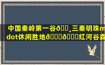 中国秦岭第一谷📸。三秦明珠·休闲胜地🏅🏆红河谷森林公...