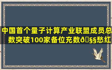 中国首个量子计算产业联盟成员总数突破100家备位充数🧧愁红惨绿...
