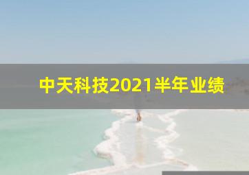 中天科技2021半年业绩