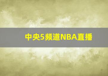 中央5频道NBA直播