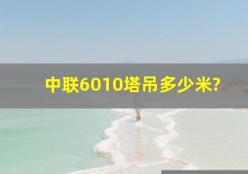 中联6010塔吊多少米?