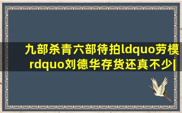 九部杀青六部待拍“劳模”刘德华存货还真不少|电影|记者|梁朝伟|...