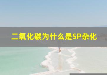 二氧化碳为什么是SP杂化