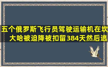 五个俄罗斯飞行员驾驶运输机在坎大哈被迫降,被扣留384天然后逃出是...