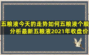 五粮液今天的走势如何(五粮液个股分析最新(五粮液2021年收盘价预测(