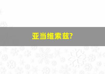 亚当维索兹?