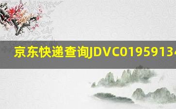 京东快递查询JDVC01959134385?