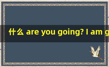 什么 are you going? I am going at 4 o’clock.