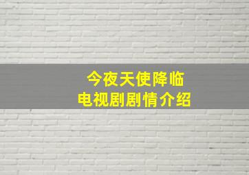 今夜天使降临电视剧剧情介绍