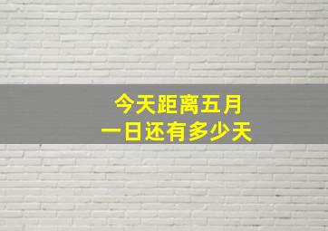 今天距离五月一日还有多少天(