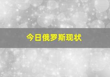 今日俄罗斯现状