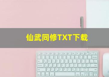 仙武同修TXT下载