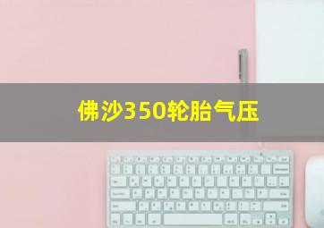 佛沙350轮胎气压