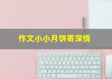 作文《小小月饼寄深情》