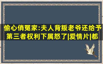 偷心俏冤家:夫人背叛老爷,还给予第三者权利,下属怒了|爱情片|都市...