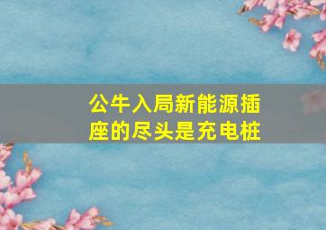 公牛入局新能源,插座的尽头是充电桩