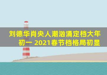 刘德华肖央《人潮汹涌》定档大年初一 2021春节档格局初显