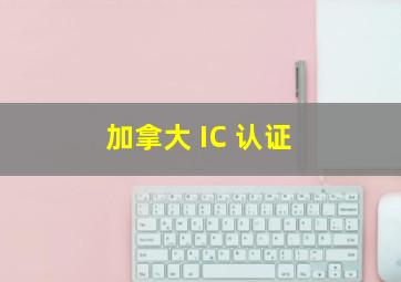 加拿大 IC 认证