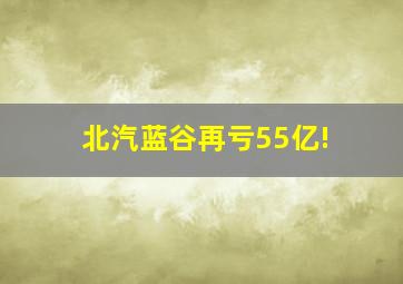 北汽蓝谷再亏55亿!