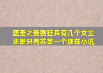 医圣之最强狂兵有几个女主还是只有苏芸一个现在小说