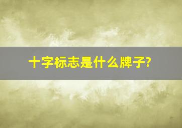 十字标志是什么牌子?