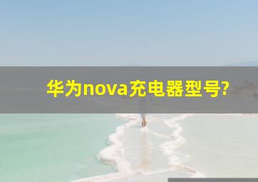 华为nova充电器型号?