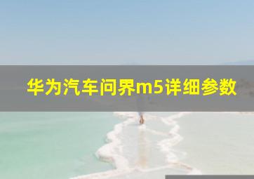 华为汽车问界m5详细参数