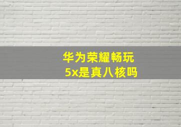 华为荣耀畅玩5x是真八核吗