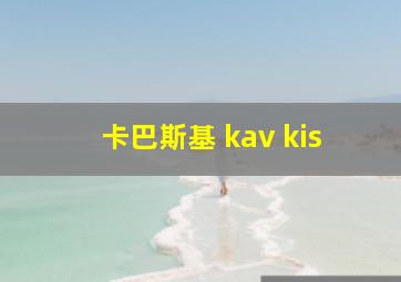 卡巴斯基 kav kis