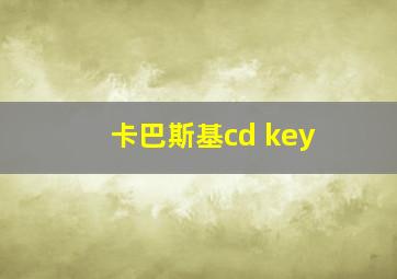 卡巴斯基cd key