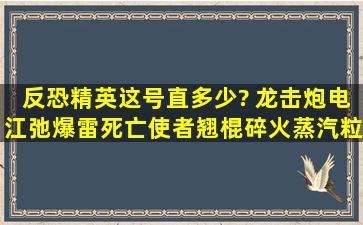 反恐精英这号直多少? 龙击炮,电江弛爆雷,死亡使者,翘棍,碎火蒸汽,粒子...