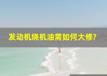 发动机烧机油需如何大修?