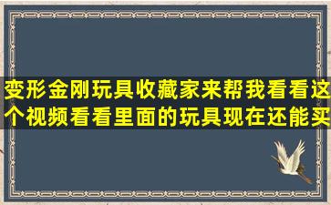 变形金刚玩具收藏家来帮我看看这个视频,看看里面的玩具现在还能买...