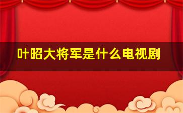 叶昭大将军是什么电视剧