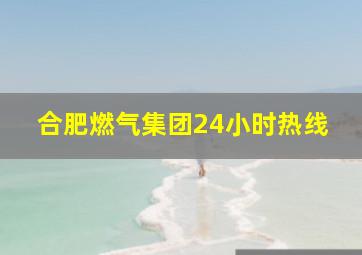 合肥燃气集团24小时热线