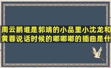 周云鹏谁是郭靖的小品里小沈龙和黄蓉说话时候的嘟嘟嘟的插曲是什么?