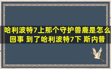 哈利波特7上那个守护兽鹿是怎么回事 到了哈利波特7下 斯内普召唤的...