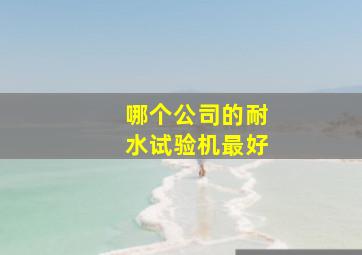 哪个公司的耐水试验机最好