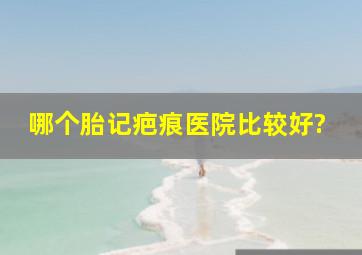 哪个胎记疤痕医院比较好?