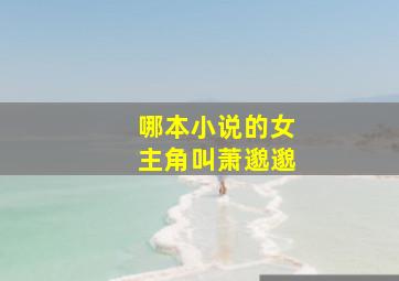 哪本小说的女主角叫萧邈邈