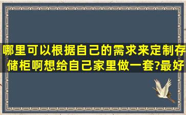 哪里可以根据自己的需求来定制存储柜啊,想给自己家里做一套?最好是...