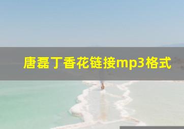 唐磊丁香花链接mp3格式