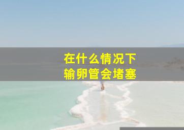 在什么情况下输卵管会堵塞