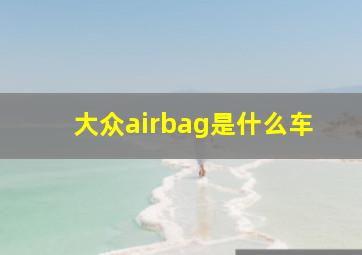 大众airbag是什么车