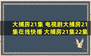 大捕房21集 电视剧大捕房21集在线快播 大捕房21集22集23集观看 ...