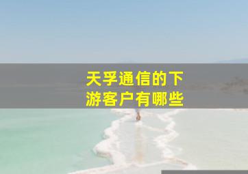 天孚通信的下游客户有哪些